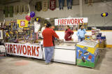 Fireworks and ice cream for sale at Moosonee Home and Trade show